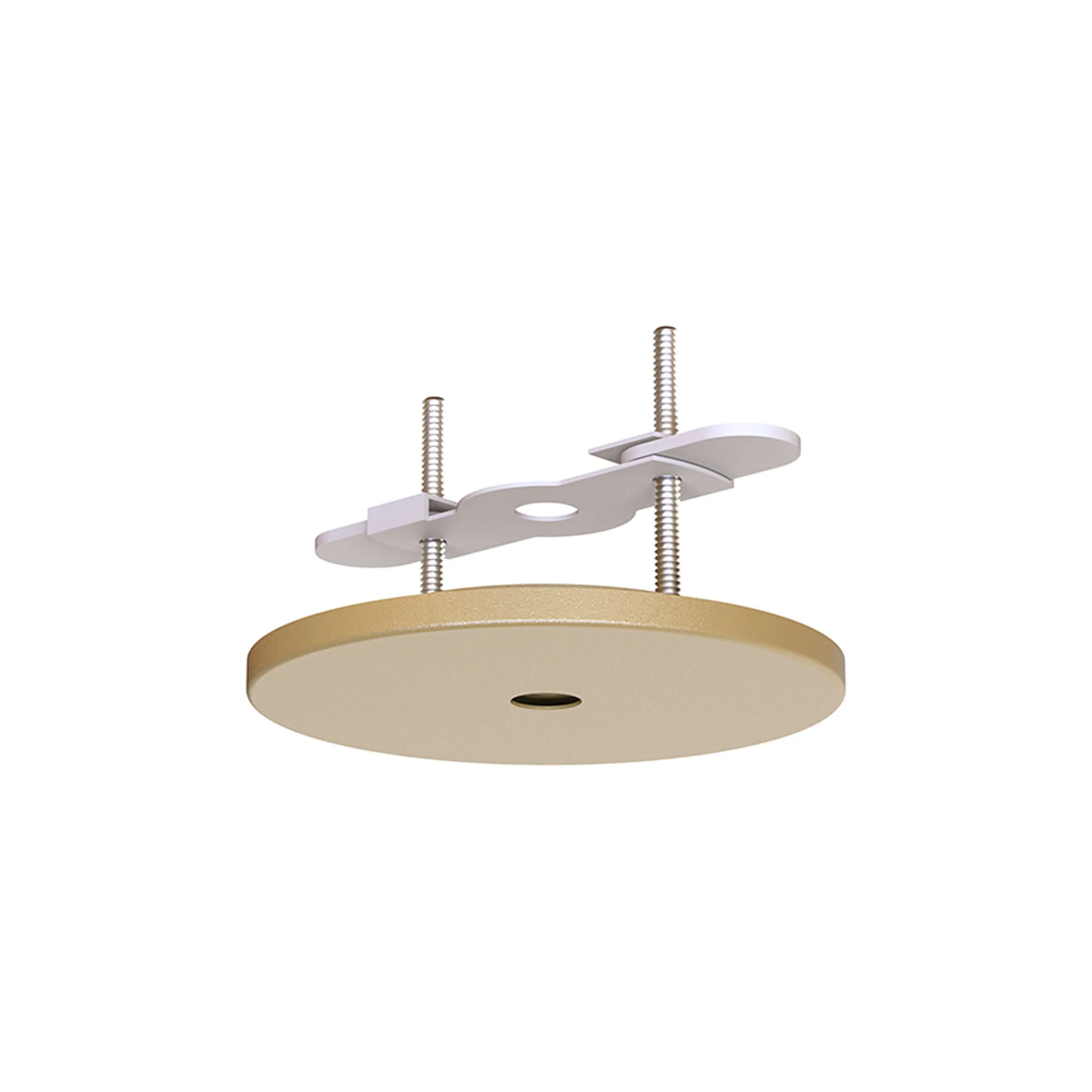 M9360  Modular 9cm Round 1 DC Plug Recessed Canopy/Ceiling Rose Kit (FRAME ONLY) (Excluding Driver), Gold